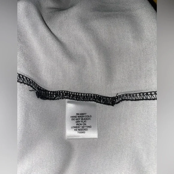 NWT 16 Liz Claiborne Black White Stripes Back Zip Belt Loops Sleeveless Dress - Picture 11 of 16